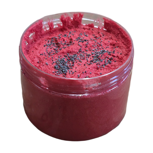 Raspberry & Poppy Seeds Foaming Sugar Scrub